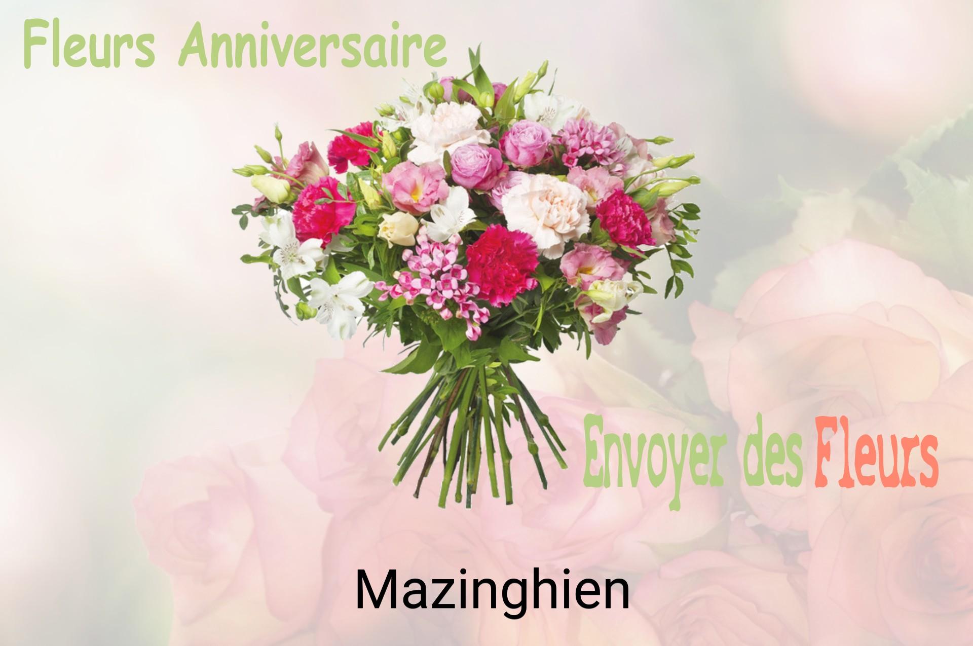 Bouquet de fleurs d’anniversaire livré à Mazinghien